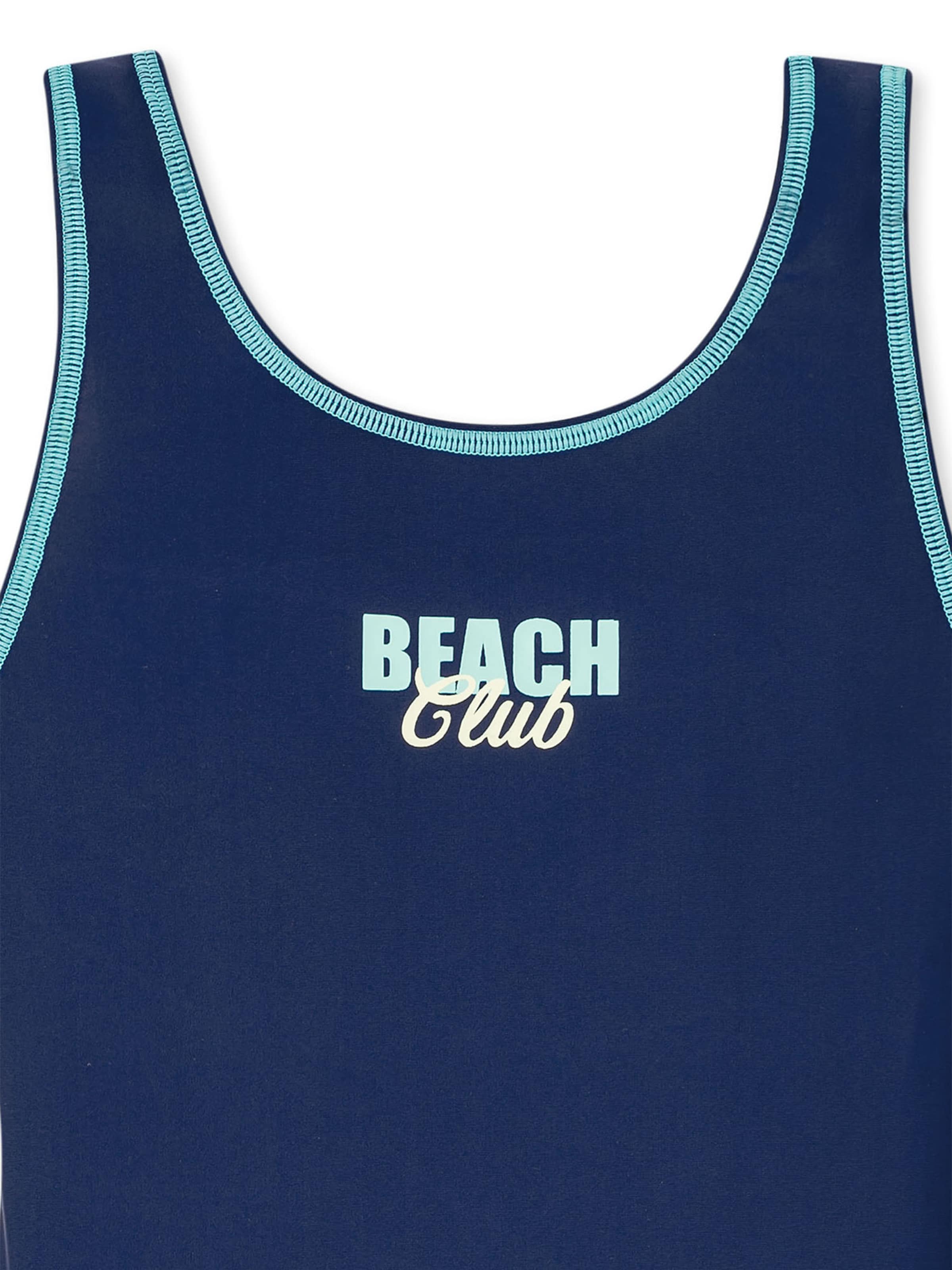 SCHIESSER Bralette Swimsuit ' Aqua Teens ' in Blue