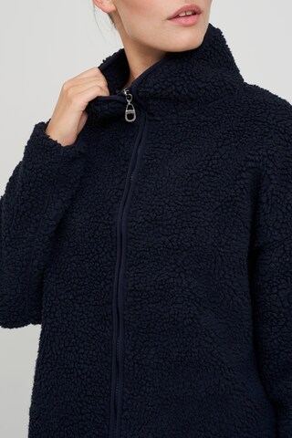 Oxmo Between-Seasons Coat 'TOVA' in Blue