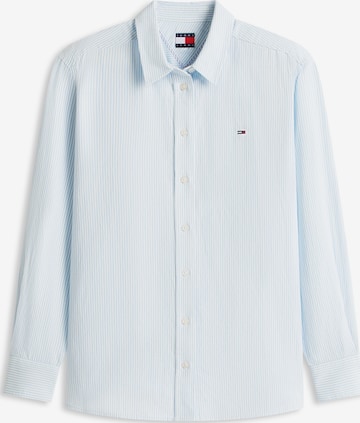 Tommy Jeans Blouse in Blauw: voorkant