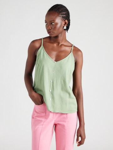 VERO MODA Blouse 'MYMILO' in Groen: voorkant