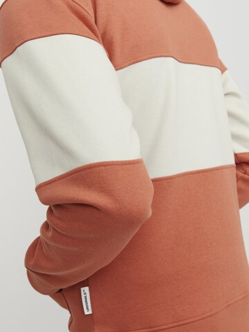 Felpa 'JORLakewood' di JACK & JONES in arancione