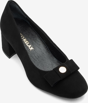 RYLKOCipele s potpeticom - crna boja: prednji dio