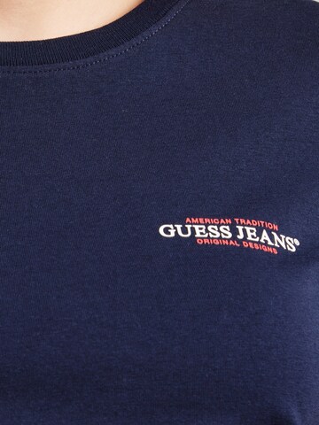 GUESS JEANS Tričko – modrá
