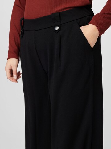 ONLY Curve Loose fit Pleat-Front Pants 'SANIA' in Black