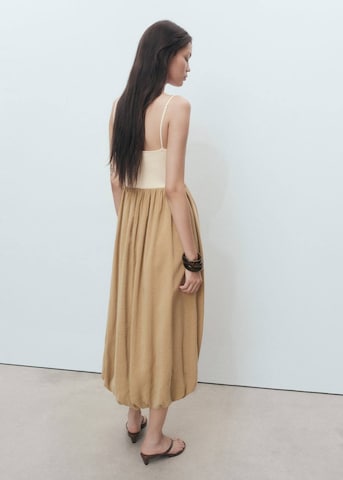 MANGO Dress 'Almond' in Brown