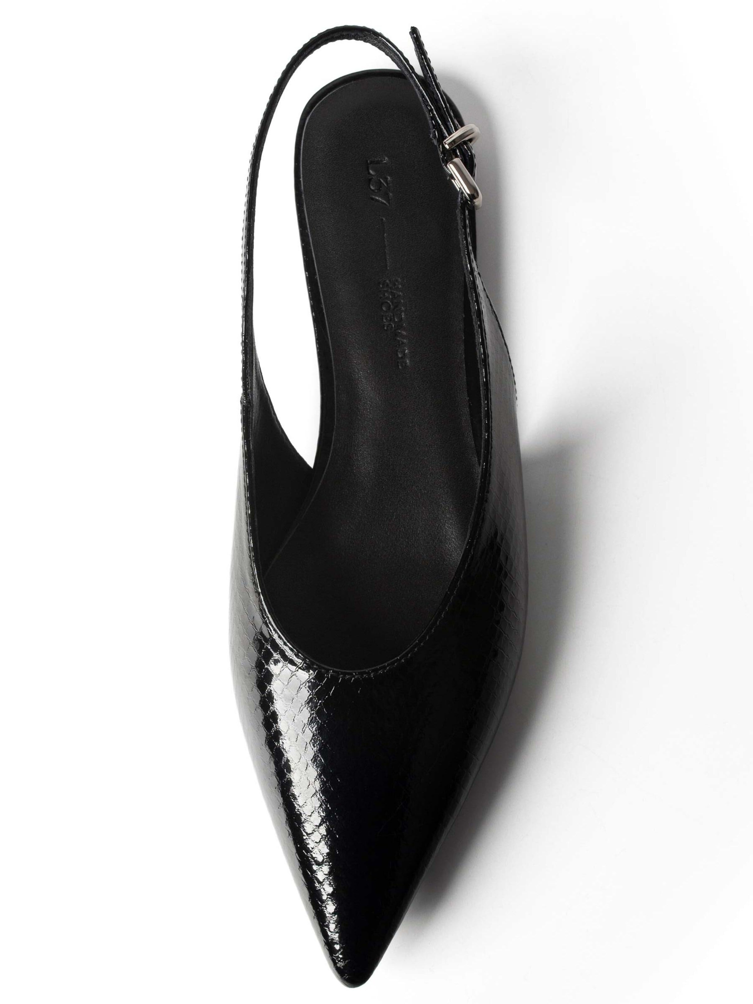 L37 HANDMADE SHOES Slipper 'THE MORNING AFTER JUNE'‌‌‌‌‌‌ in Schwarz