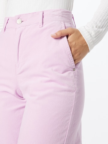 Loosefit Pantalon à plis LMTD en violet