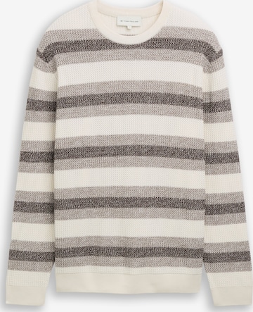 TOM TAILOR - Pullover em castanho: frente