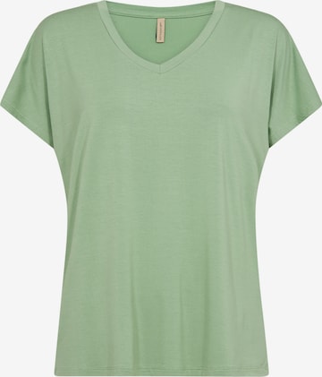 Soyaconcept - Camiseta 'MARICA 32' en verde: frente