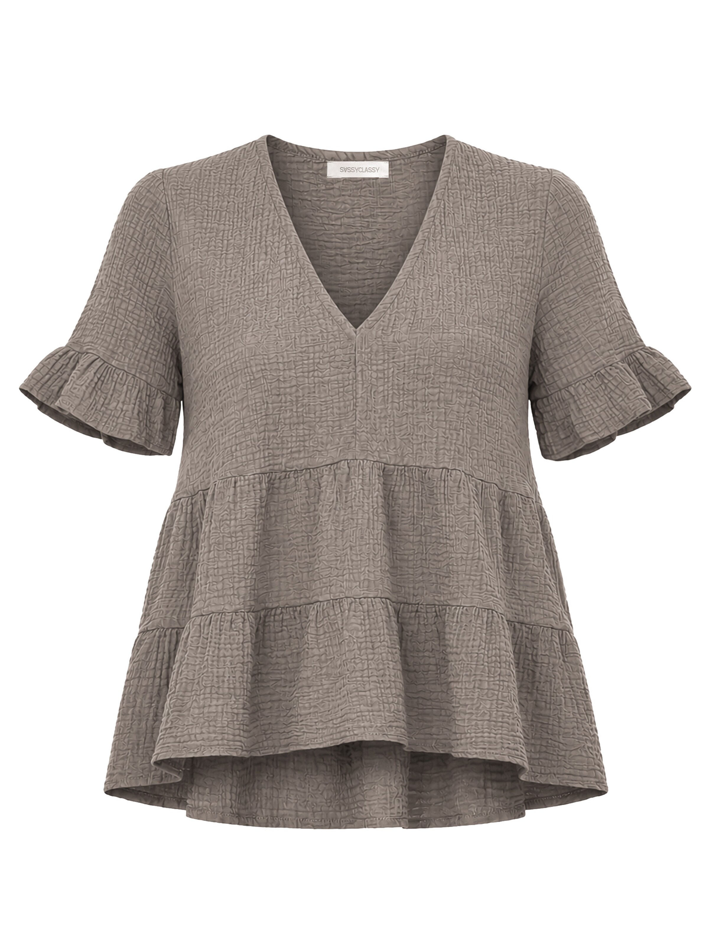 SASSYCLASSY Pullover‌‌‌‌‌ in L in taupe, Produktansicht