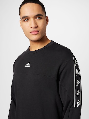 melns ADIDAS SPORTSWEAR Sportiska tipa džemperis 'Brand Love'