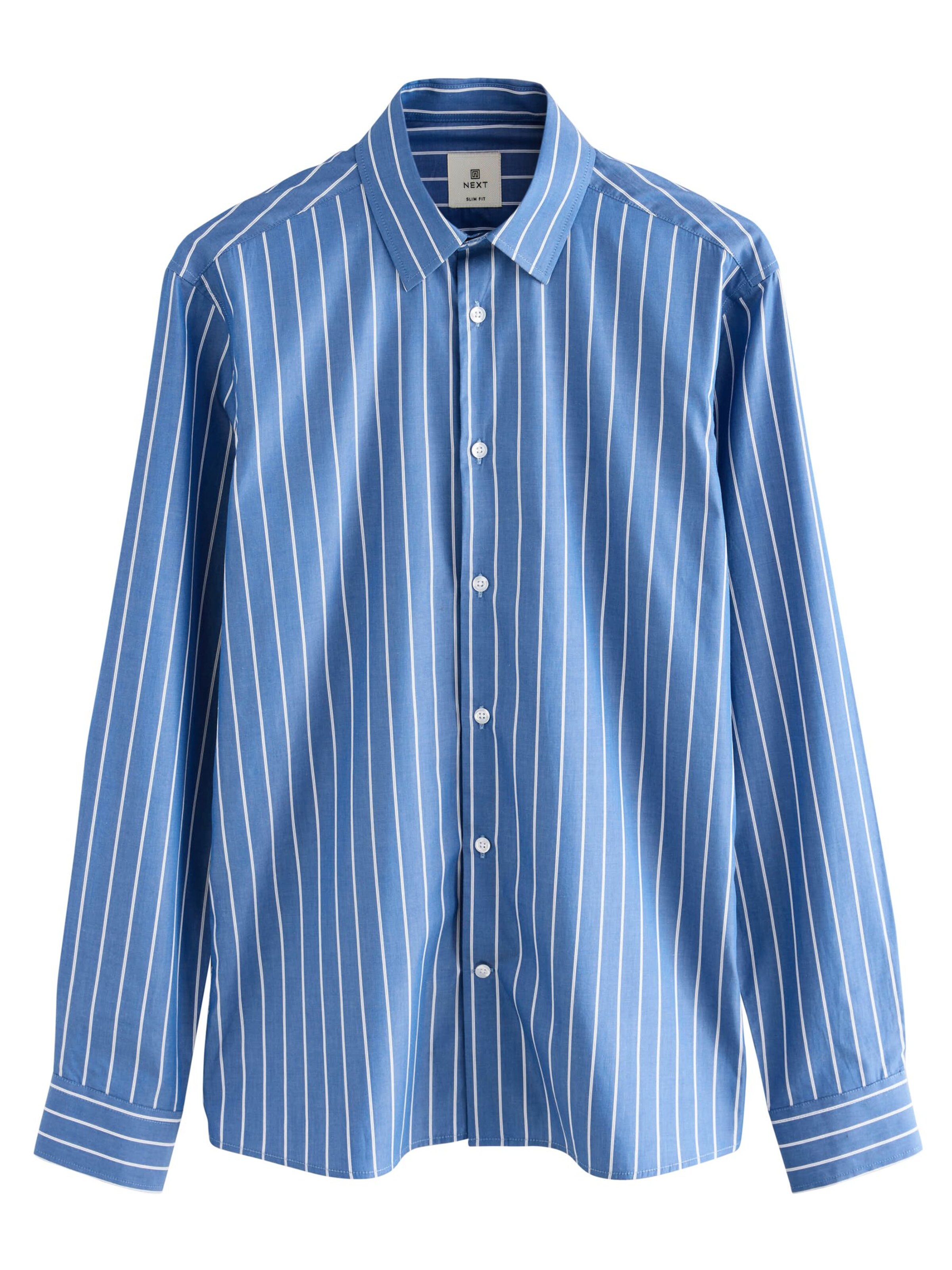 Next Hemd in Blau: Vorderseite