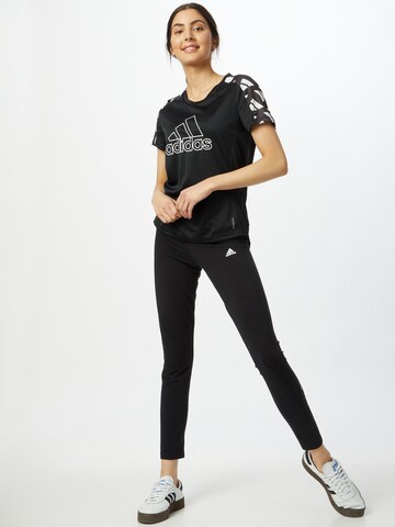 ADIDAS SPORTSWEAR Skinny Koszulka funkcyjna 'Own The Run' w kolorze czarny