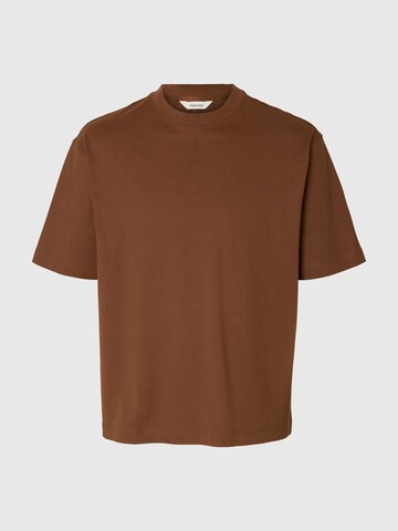 SELECTED Bluser & t-shirts i brun