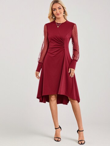 LapaPlus Cocktailjurk in Rood