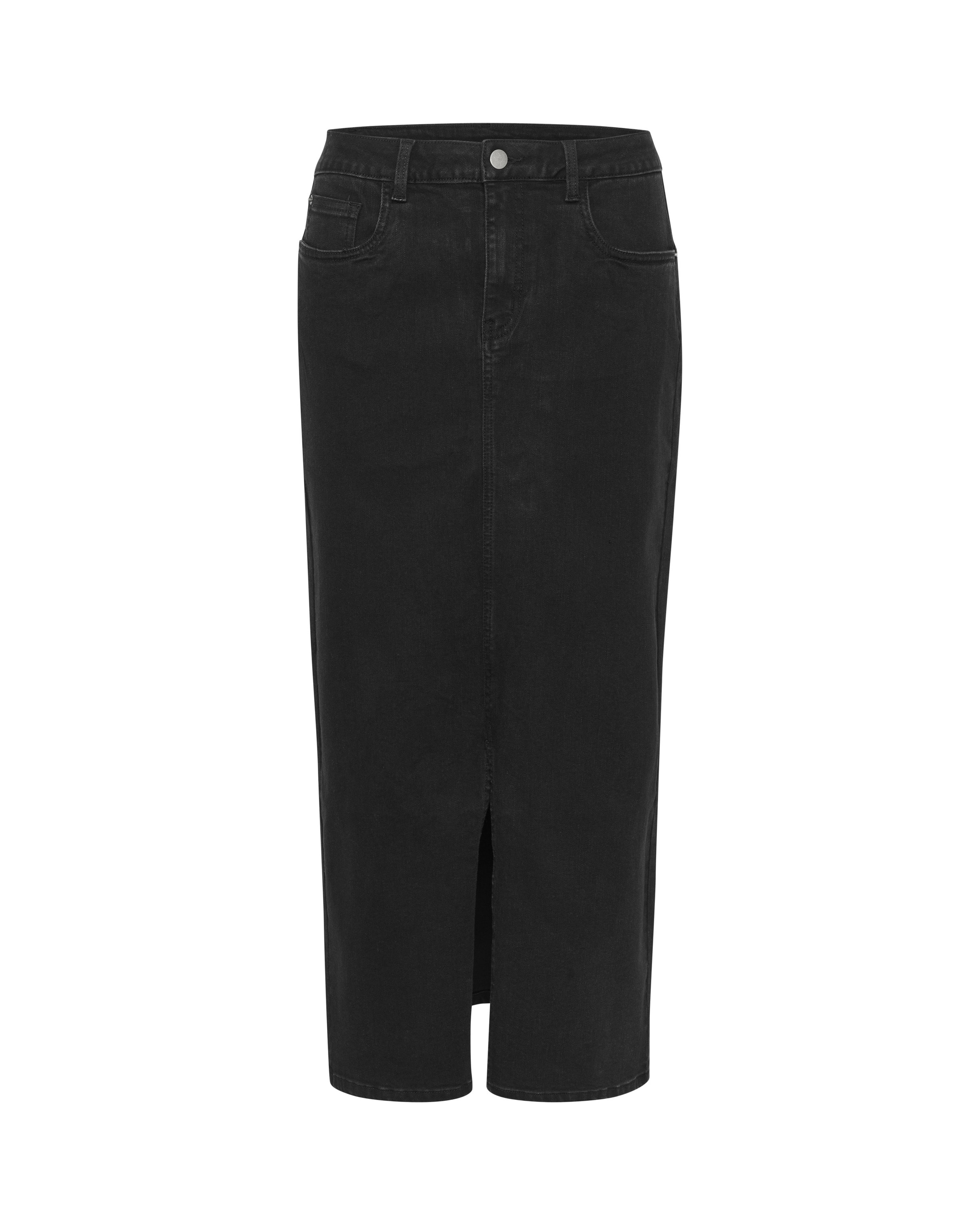 Kaffe Rok in Zwart: voorkant