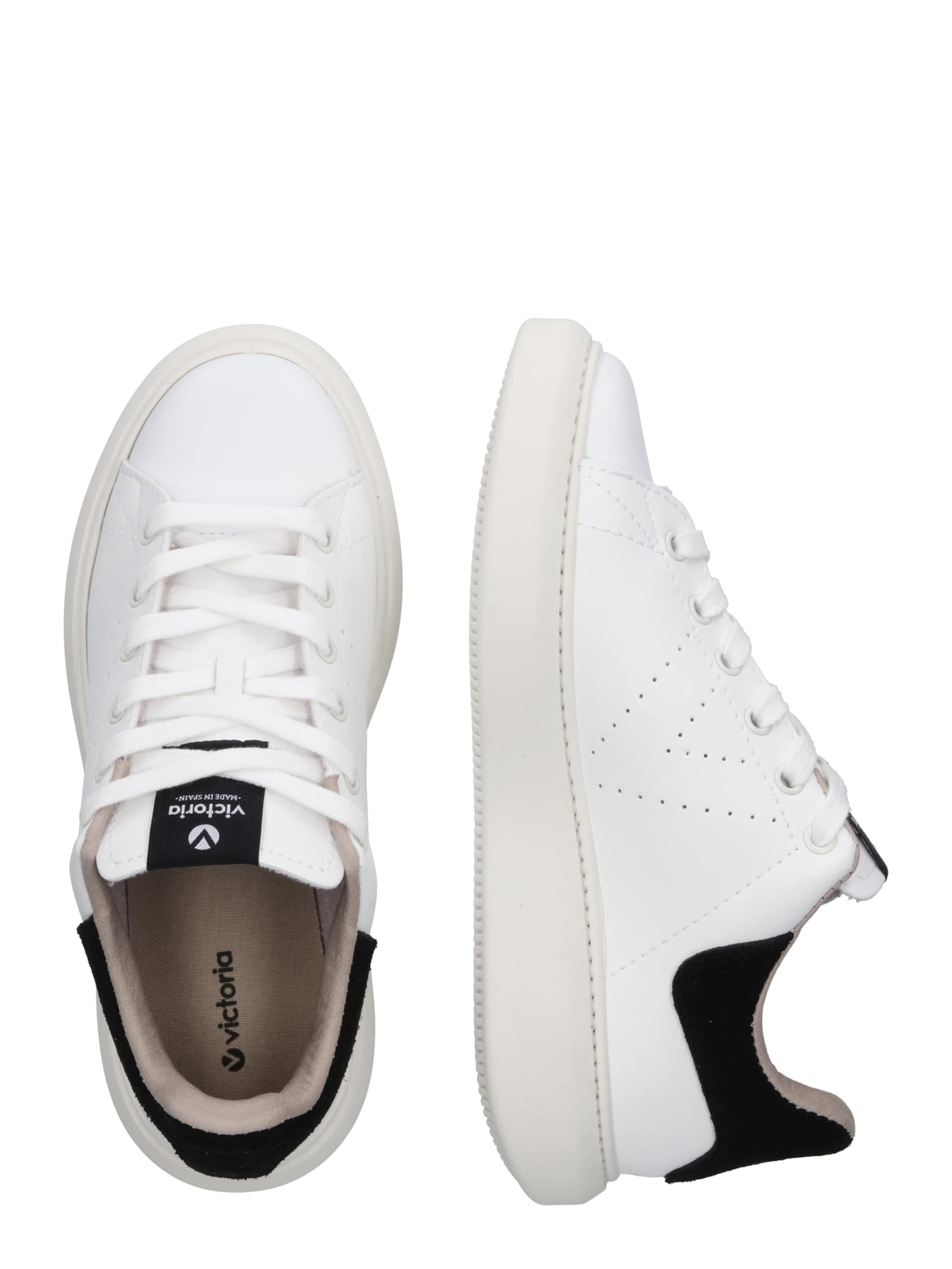 victoria Sneakers laag 'MILAN' in Zwart