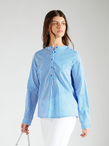 Lollys Laundry Blouse 'Lux' in Blauw: voorkant