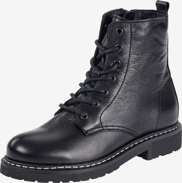 Bottines à lacets 'Biak' Palado en noir : devant