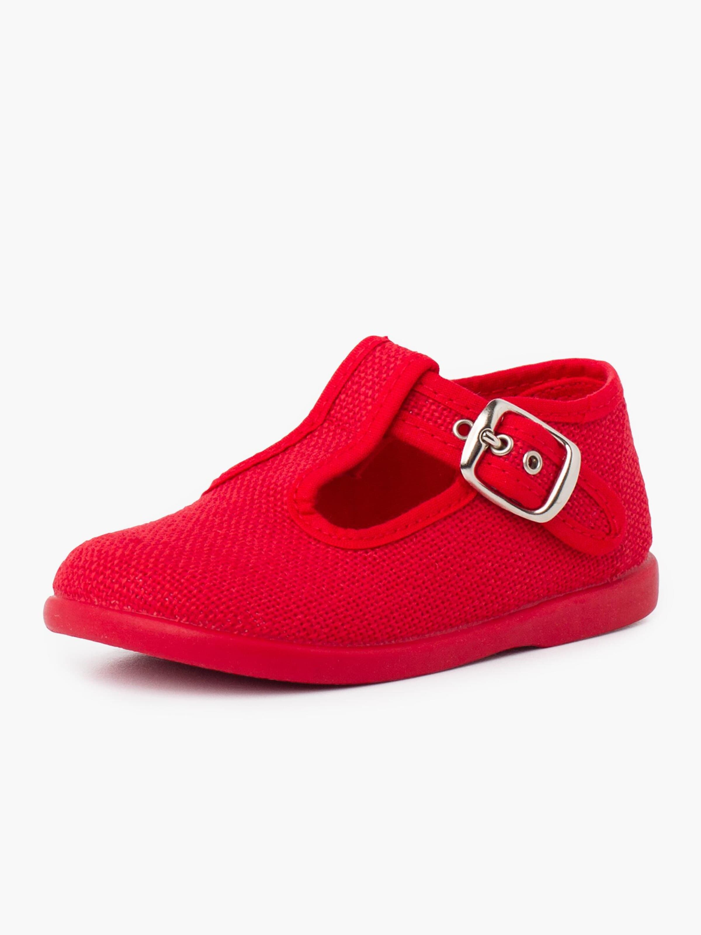 Pisamonas Wandelschoen in Rood: voorkant