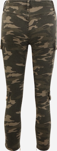 River Island Petite - Skinny Pantalón cargo en verde