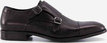 Pantofi cu șireturi 'SCHEMER' de la Dune LONDON pe negru: față