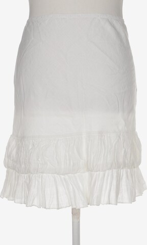 La Fée Maraboutée Skirt in XL in White: front