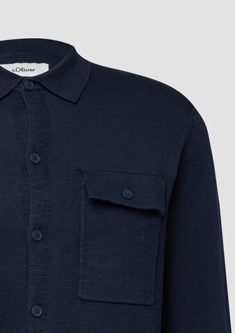 Vestes en maille s.Oliver en bleu