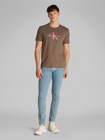 Calvin Klein Jeans Shirt 'HERO' in Brown