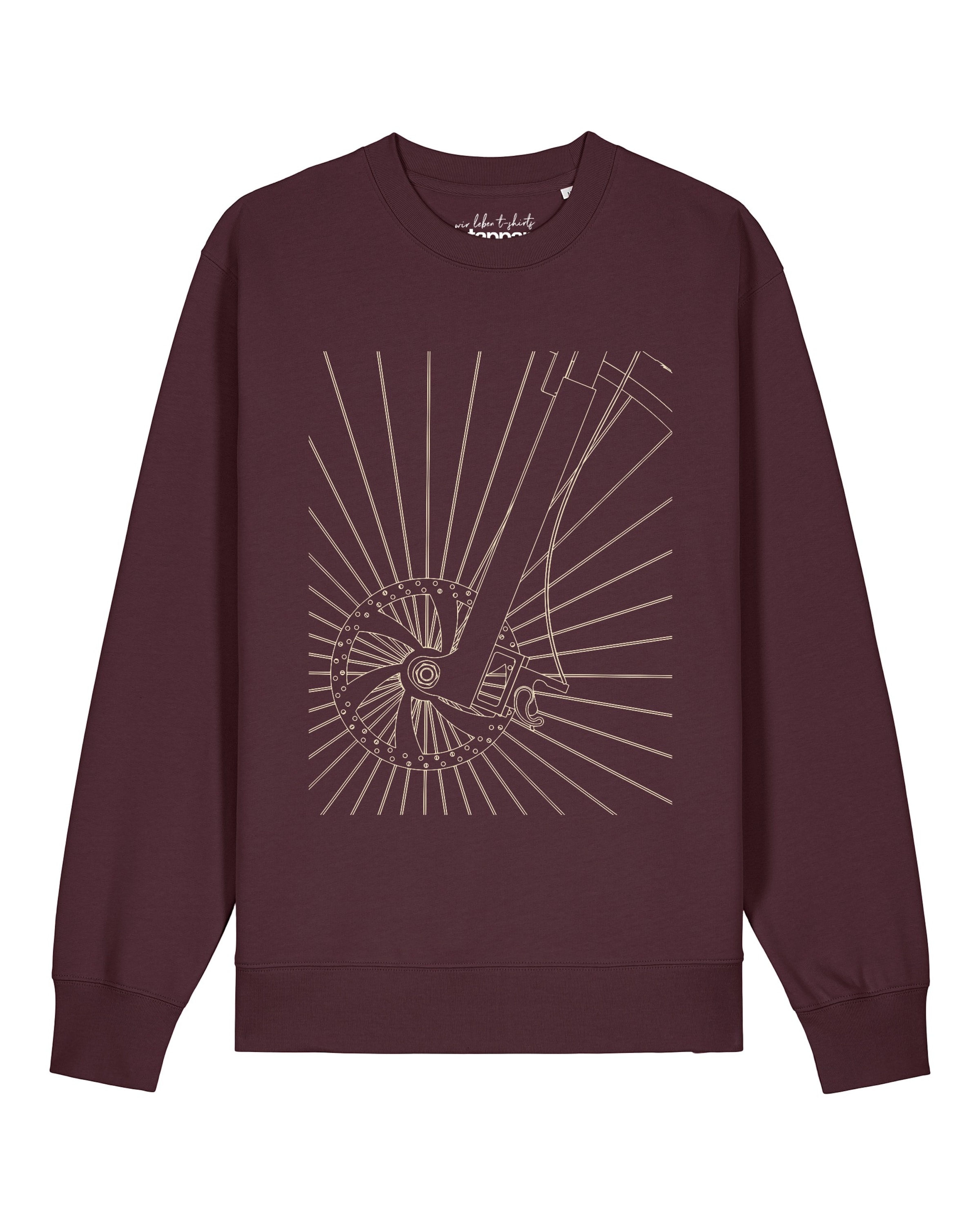 Watapparel Sweatshirt in Rood: voorkant