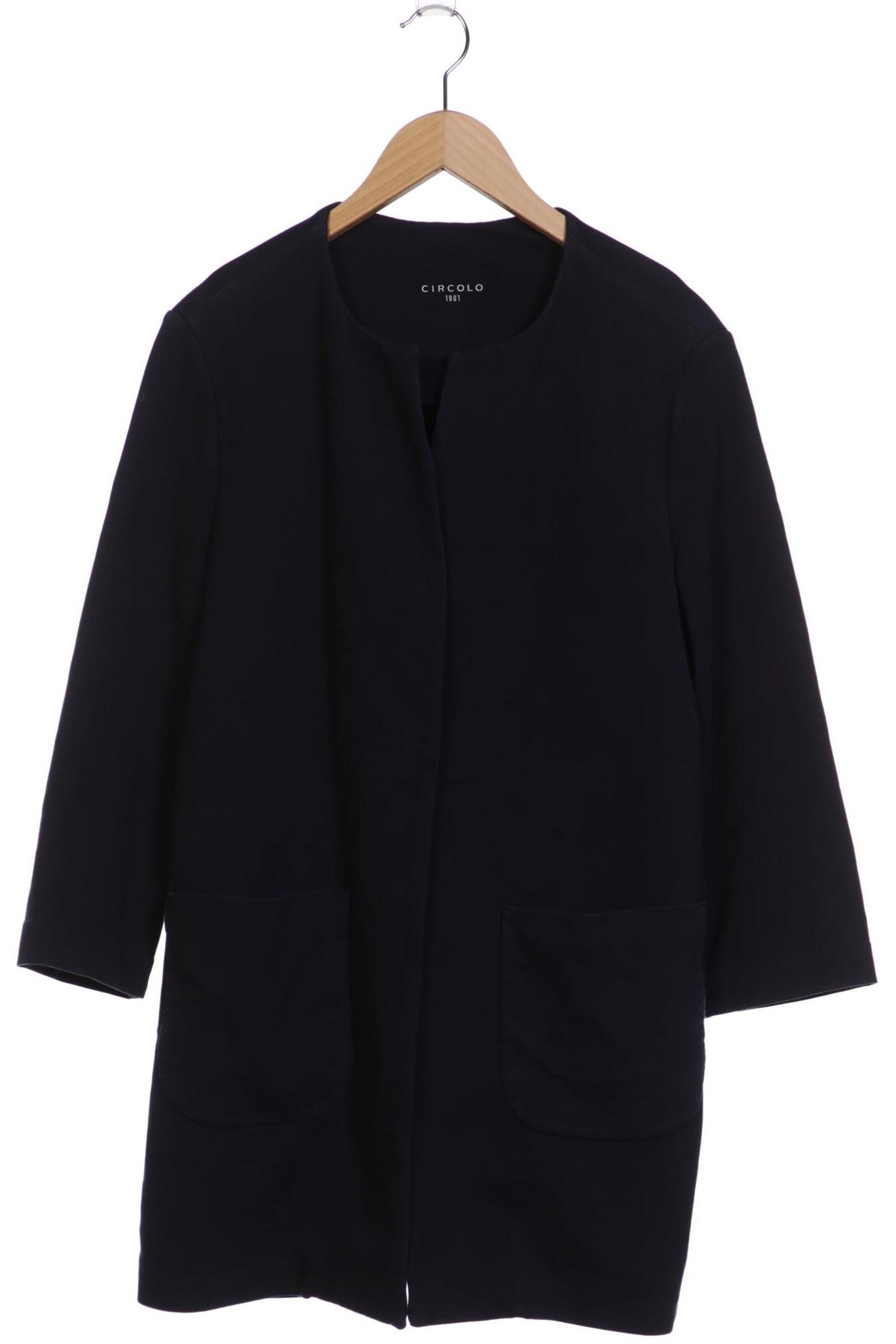 Circolo 1901 Mantel XXL in Blau: Vorderseite