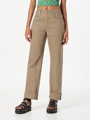 NA-KD Regular Jeans 'Josefine' in Beige: predná strana