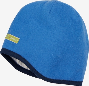 loud + proud Beanie in Blue: front