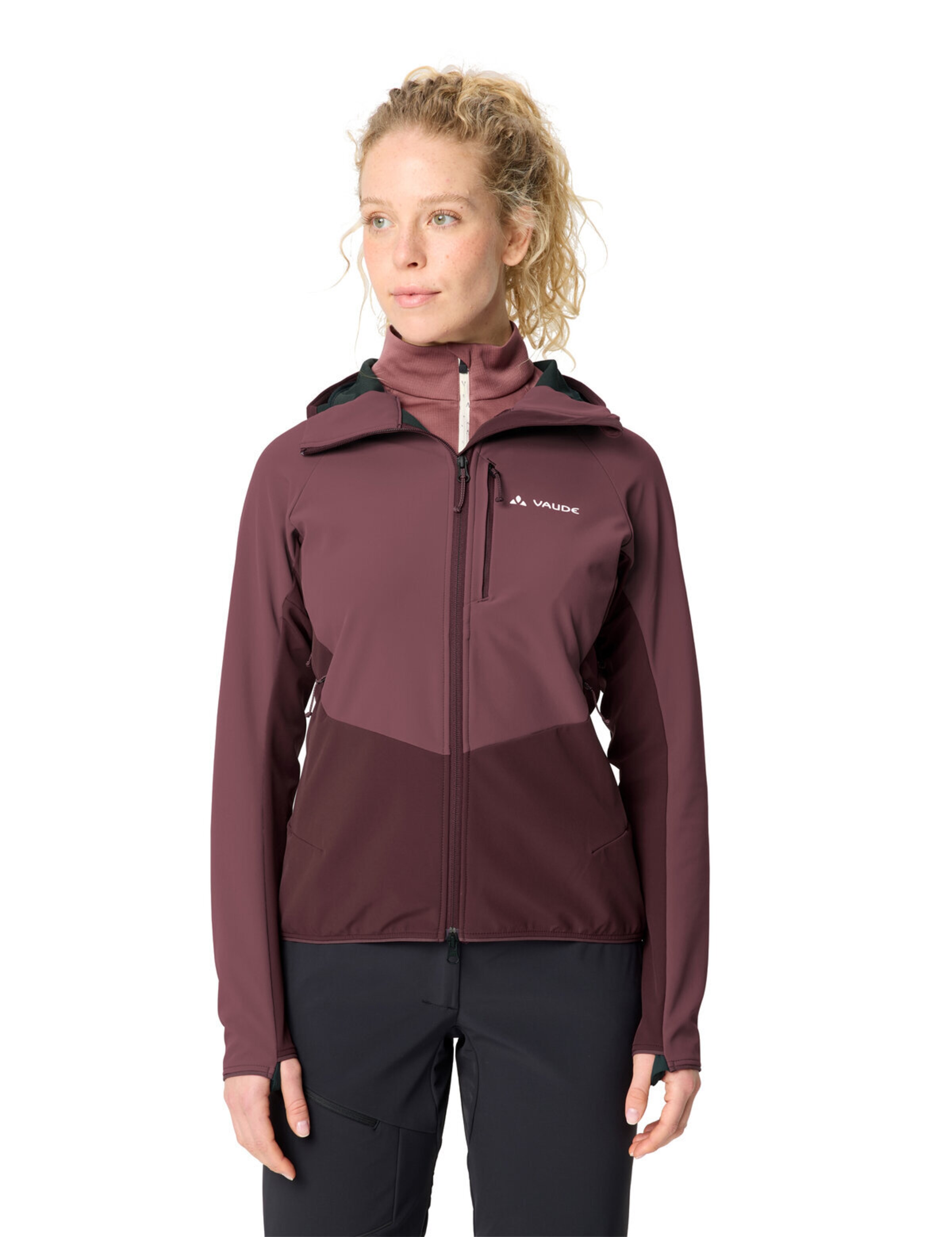 VAUDE Outdoor jacket 'Larice' in Red: front
