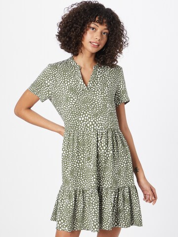 VILA Košeľové šaty - Zelená: predná strana