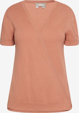 Pull-over Usha en rose : devant