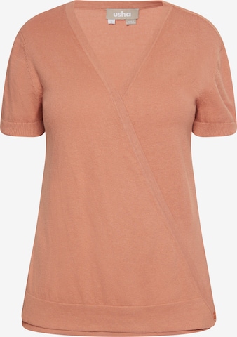 Pull-over Usha en rose : devant