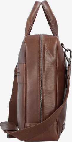 Plevier Document Bag in Brown