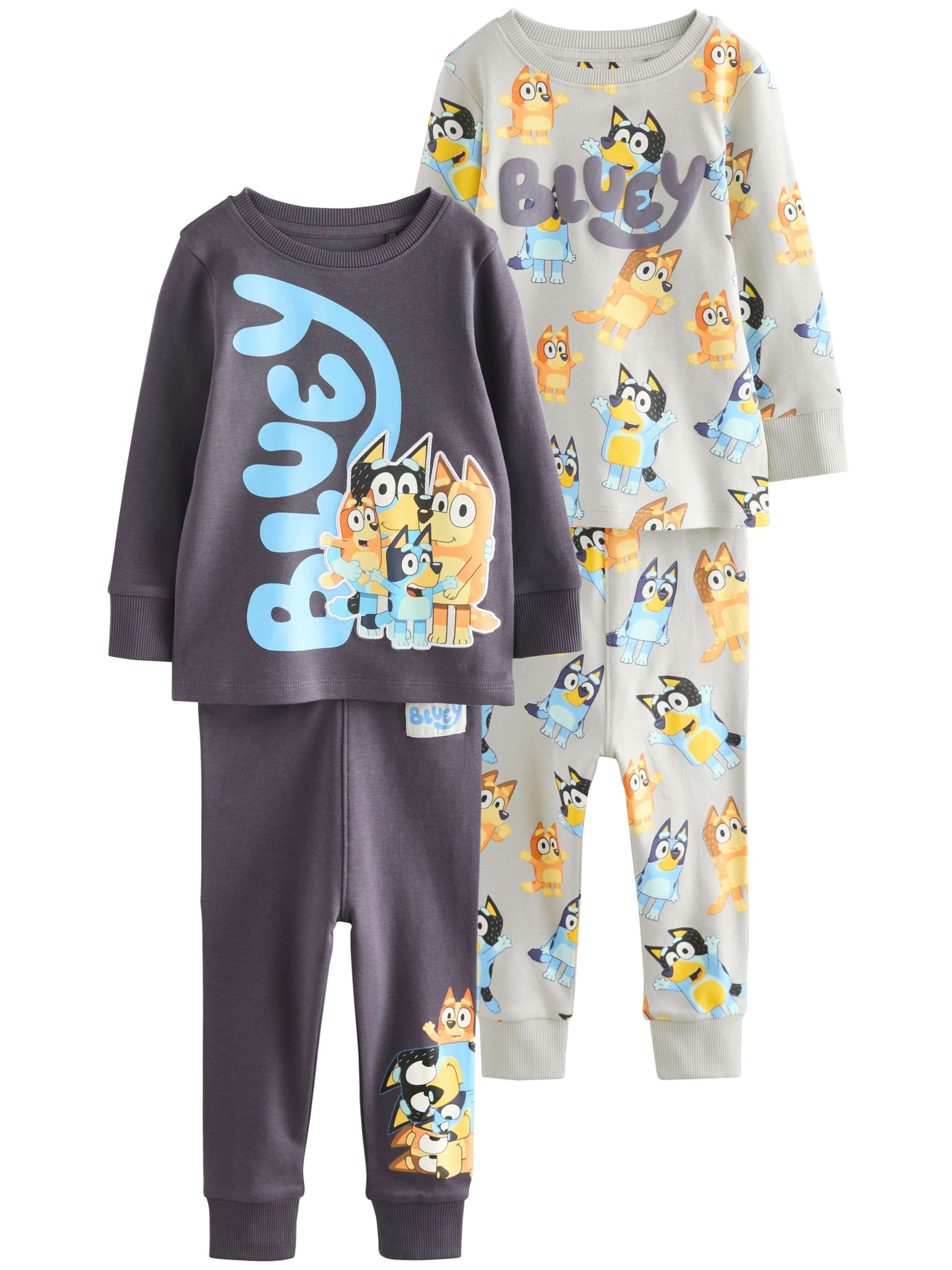 Next Pižama | modra barva: sprednja stran