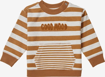 Noppies Sweatshirt 'Tangarine' in Brown: front