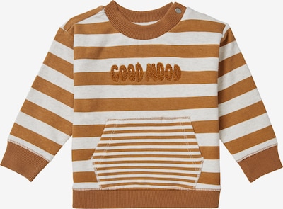 Noppies Sweatshirt 'Tangarine' em castanho / branco, Vista do produto