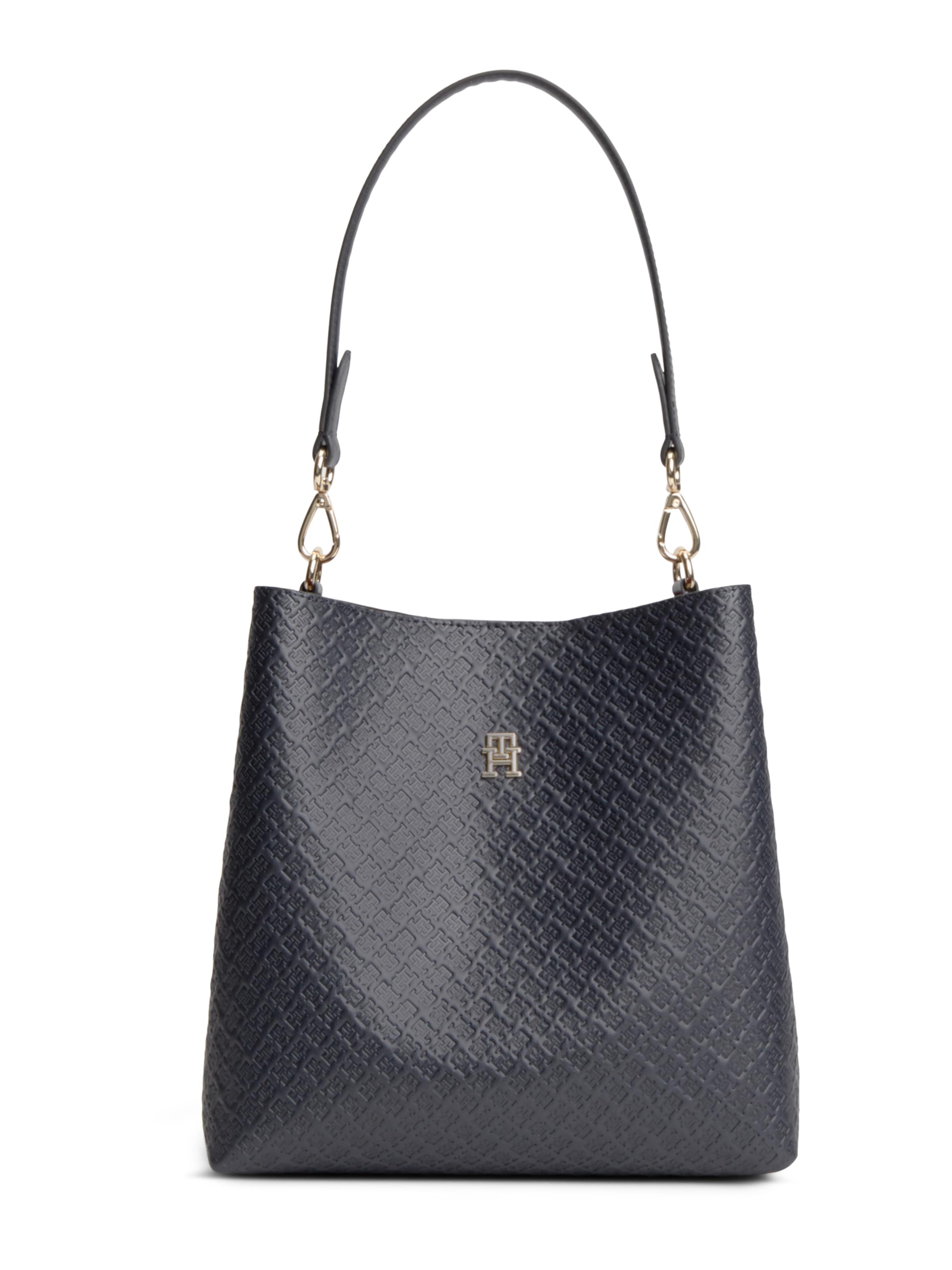 TOMMY HILFIGER Schultertasche 'MONO' in Blau: Vorderseite