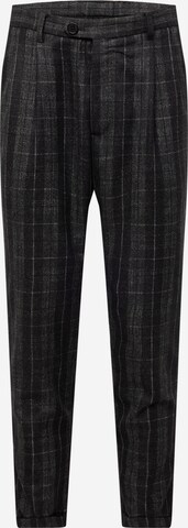 AllSaints Zúžený Kalhoty se sklady v pase 'HARVEY' – šedá: přední strana