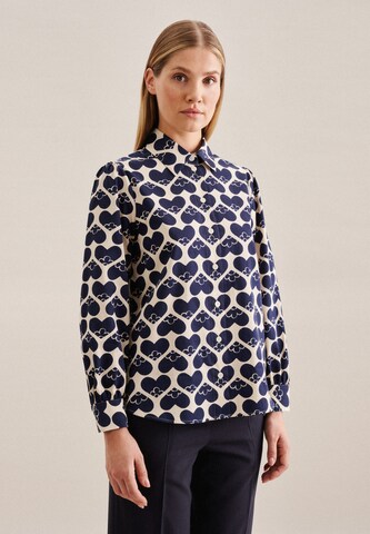 SEIDENSTICKER Blouse in Blauw: voorkant