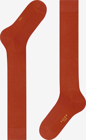 FALKE Knee High Socks 'Tiago' in Red: front