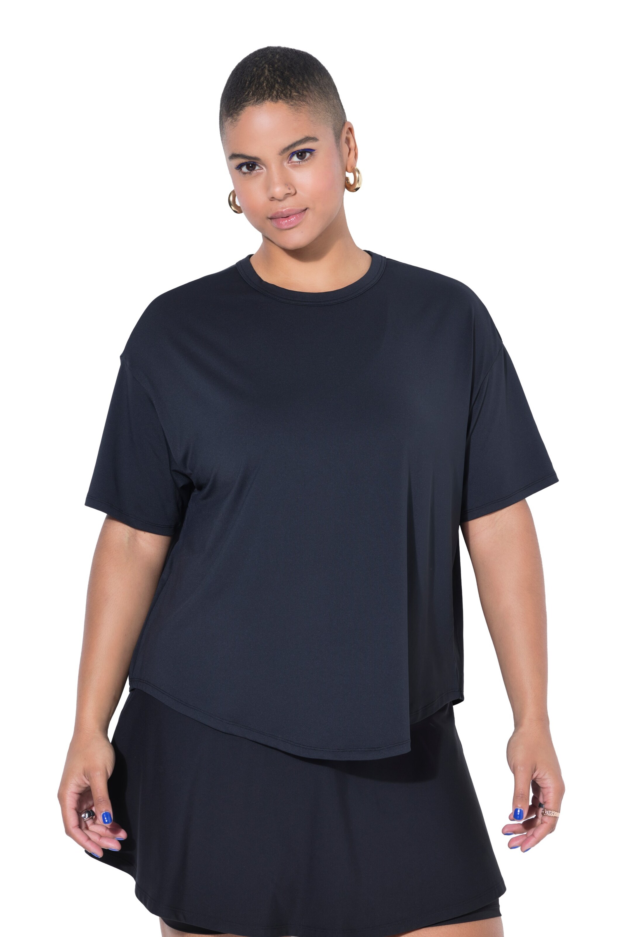 Studio Untold Shirt in Schwarz: Vorderseite