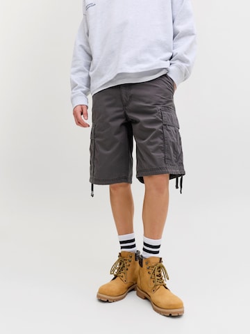 JACK & JONES - regular Pantalón cargo 'JPSTCOLE FRANK' en gris