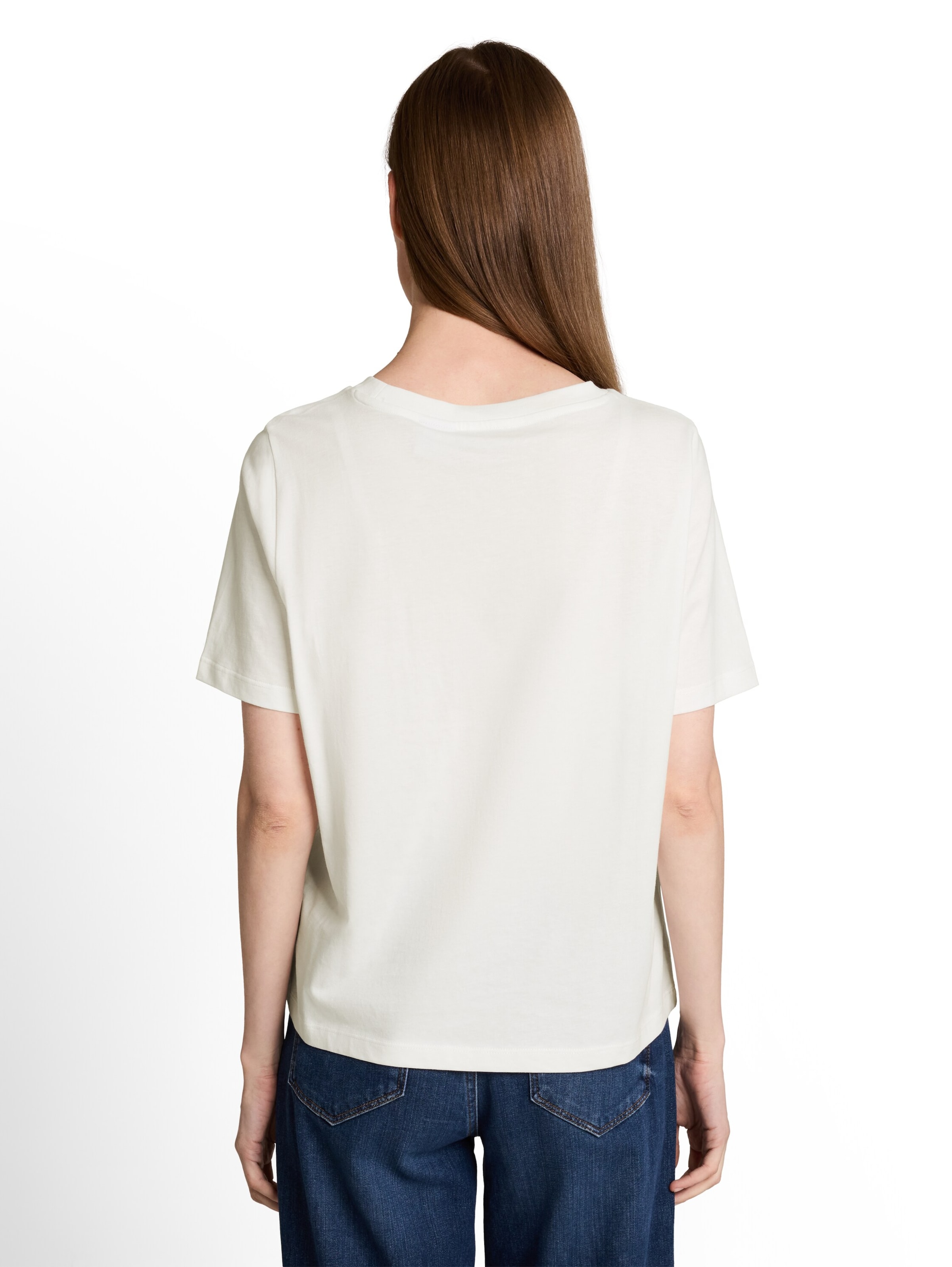 TOM TAILOR T-Shirt in Weiß