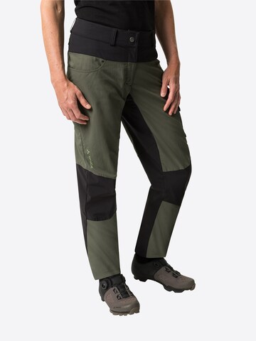 VAUDE Regular Outdoor trousers 'Qimsa' in Green: front