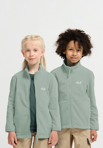 JACK WOLFSKIN Fleece Jacket in Green: front
